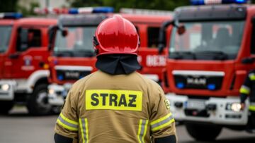 Pożar w Jeleniej Górze: ewakuacja mieszkańców i ostrzeżenie przed zagrożeniem